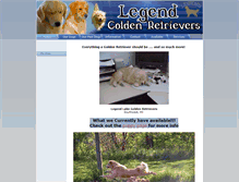 Tablet Screenshot of legenddogs.com